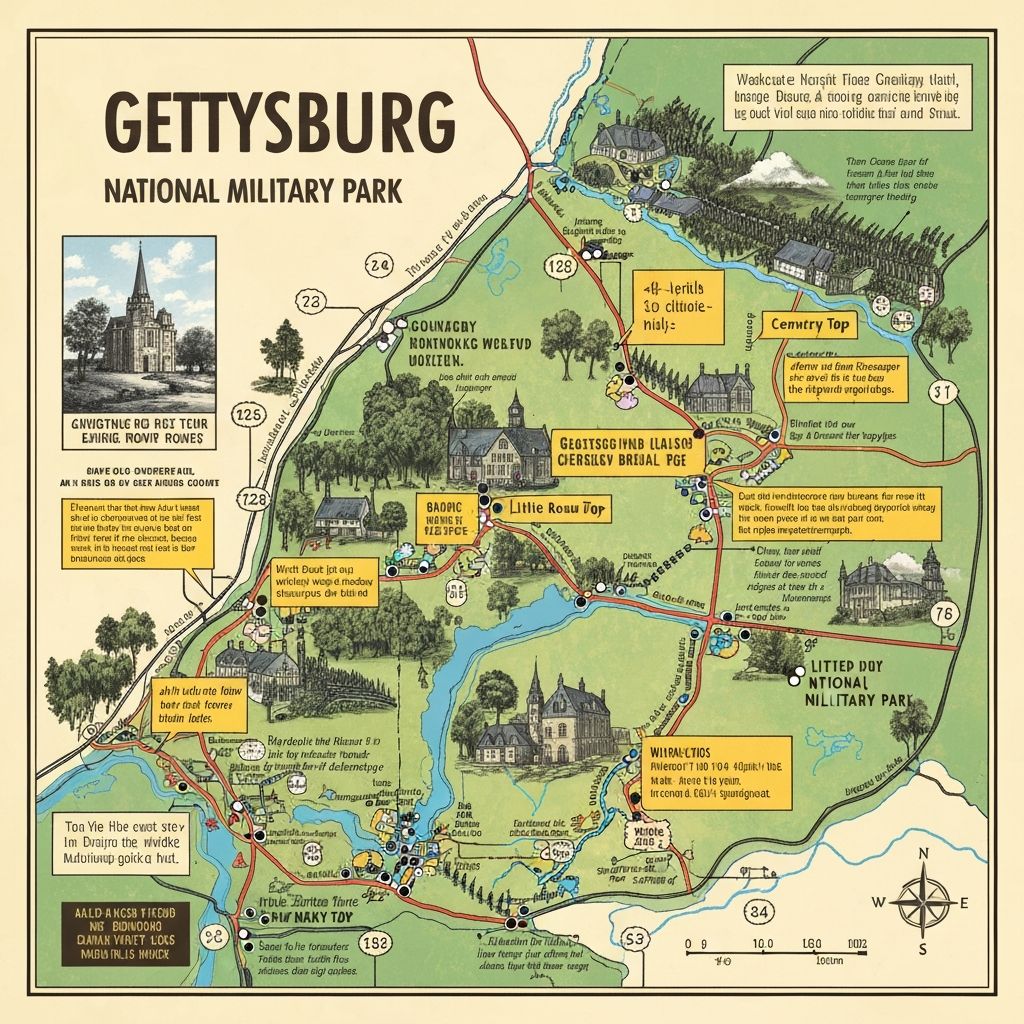 Battlefield Tour Map